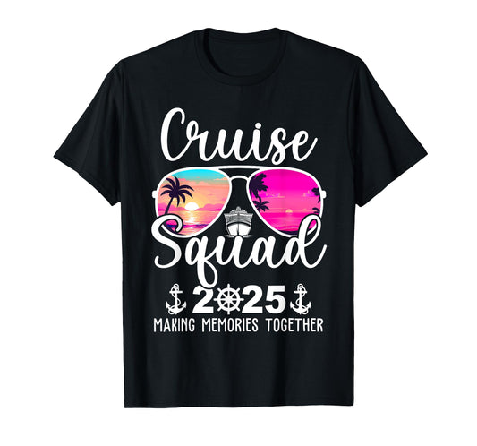 Cruise Squad 2025 Cruise Squad Cruising Summer Vacation Trip T-Shirt