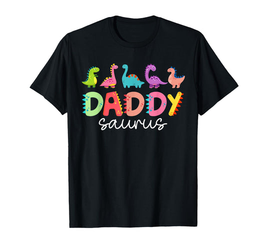 Daddysaurus T Rex Dinosaur Daddy Saurus Father's Day Daddy T-Shirt