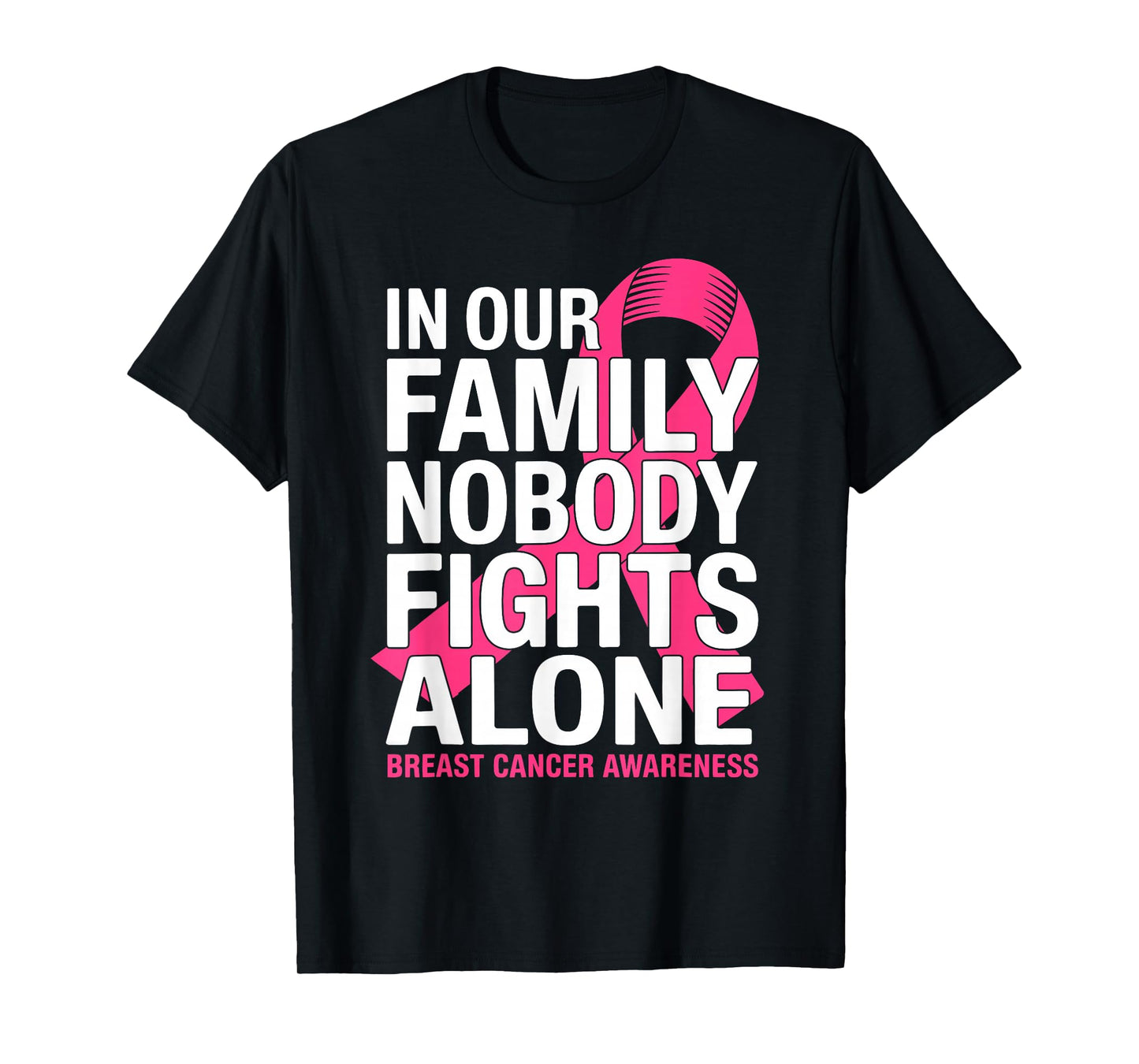 Breast Cancer Support Pink Ribbon Breast Cancer Awareness T-Shirt