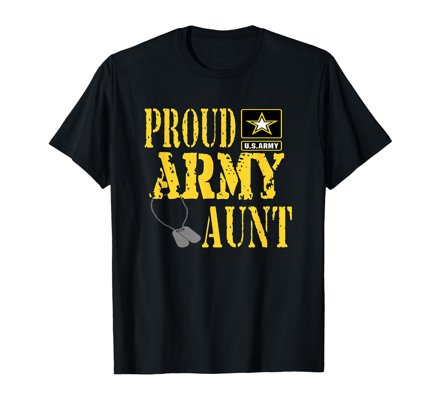 Proud Army Aunt Shirt Military Pride T Shirt T-Shirt