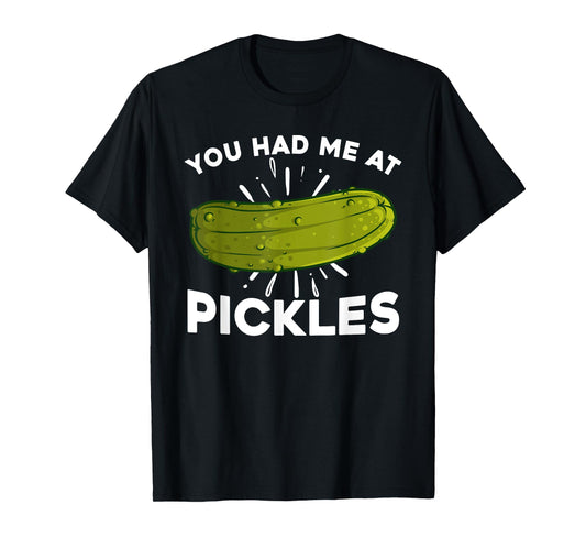 Cool Pickle Art For Men Women Kids Pickled Cucumber Lovers T-Shirt