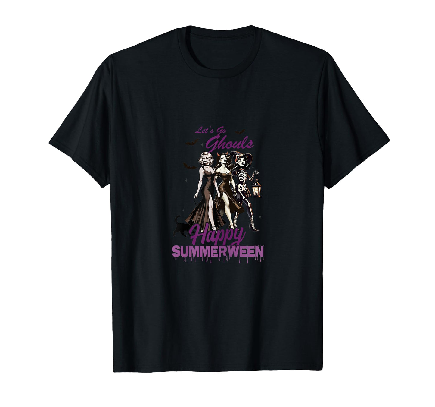 Happy Summerween Ghoul Girl Squad T-Shirt
