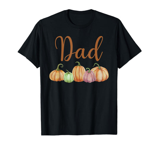 Dad of Little Pumpkin First Birthday Autumn Pumpkin T-Shirt