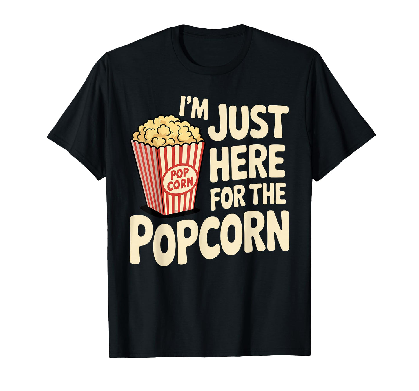 Funny Popcorn Costume for Men Women Popcorn Lover Pop Corn T-Shirt