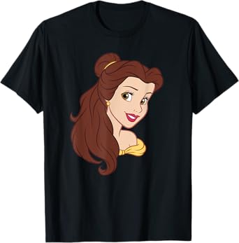 Disney Beauty and the Beast Princess Belle Big Face Costume T-Shirt