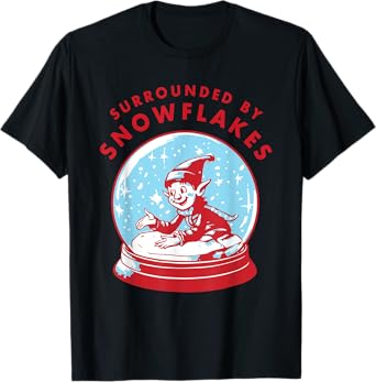 Surrounded By Snowflakes Apparel T-Shirt