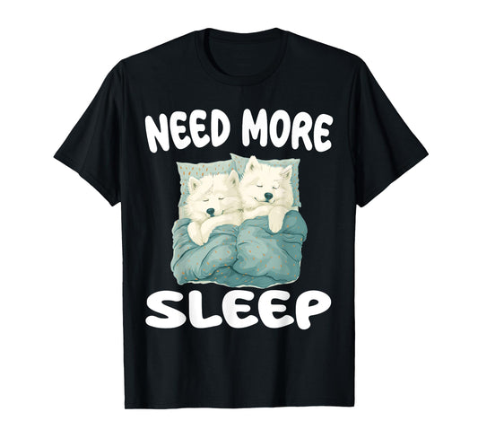 Cute Samoyed Need more Sleep Pajamas Nightgown T-Shirt