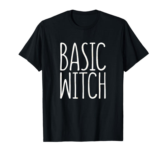 Basic Witch Shirt Women Lady Witch Costume T-Shirt
