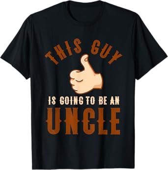 Cool Uncle Art For Uncle Men Dad Promoted to Uncle New Uncle T-Shirt