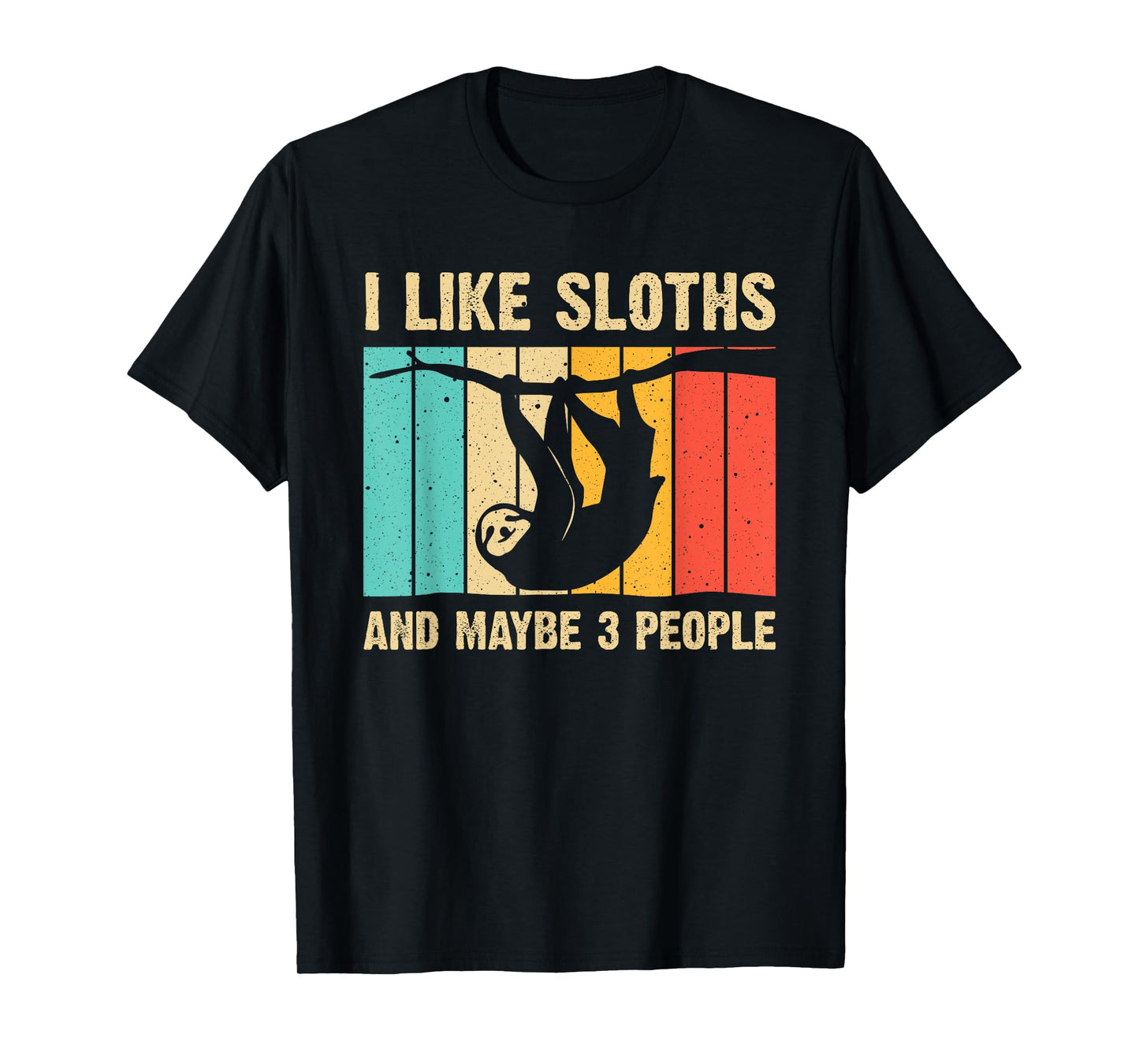 Funny Sloth Design For Sloth Lover Men Women Kids Introvert T-Shirt