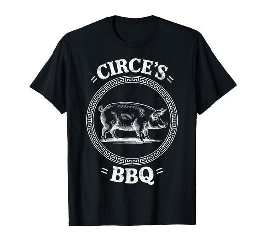 Circe's BBQ Greek Mythology Joke Meat Smoking Grill & BBQ T-Shirt