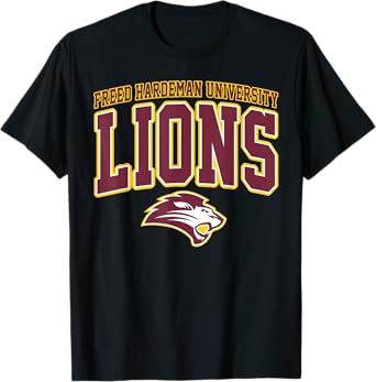 Freed-Hardeman University Lions Arch Vintage Sports Design T-Shirt