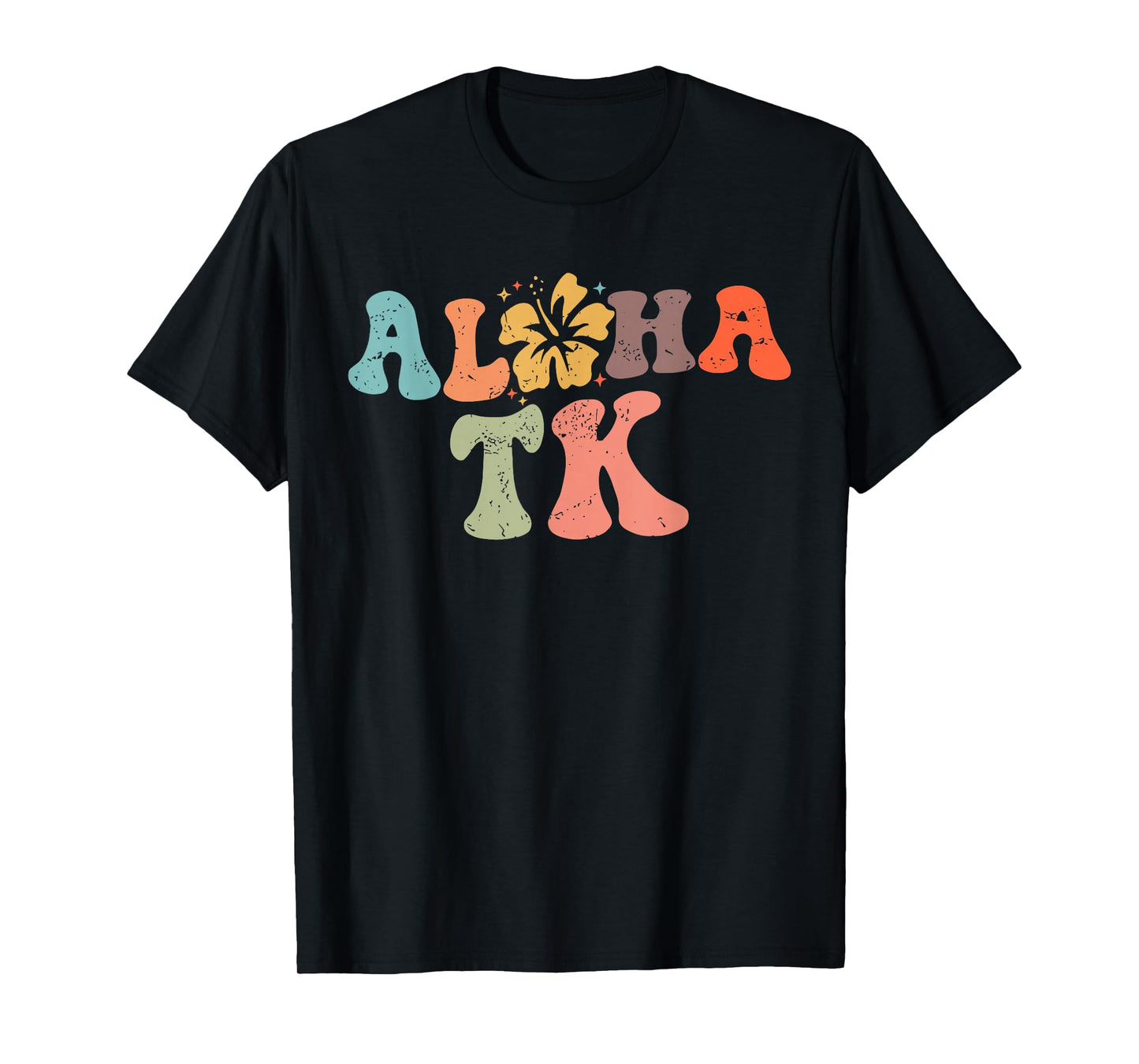 Retro Aloha TK Teacher Life Summer Vacation Beach Hawaiian T-Shirt