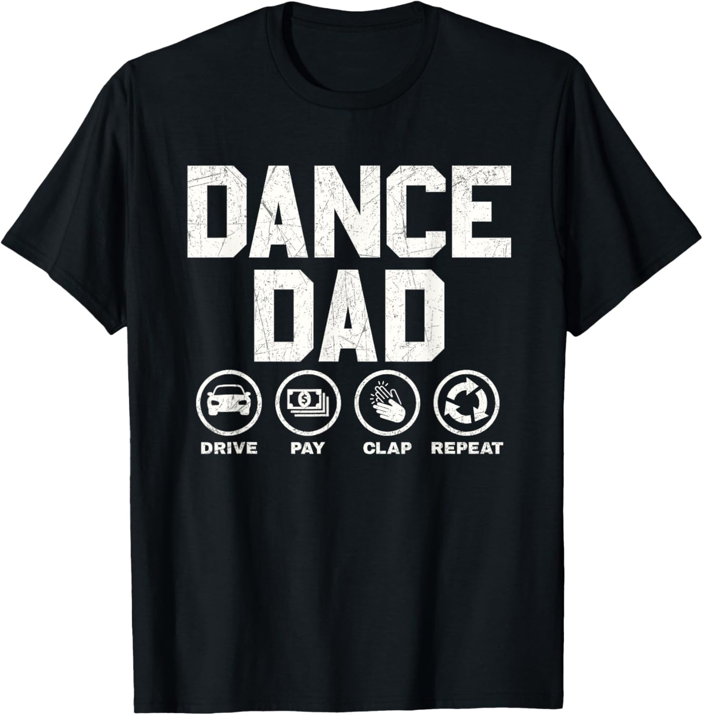 Funny Dance Dad Proud Dancer Dancing Father Men T-Shirt