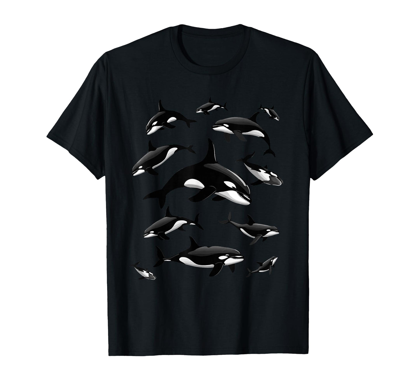 Cool Orca Art For Men Women Kids Killer Whale Orca Lover T-Shirt