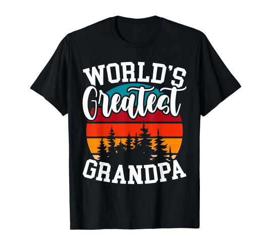 World's Greatest Grandpa Funny Father's Day T-Shirt