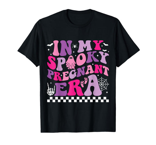 In My Spooky Pregnant Era Pregnancy Pregnant Halloween T-Shirt