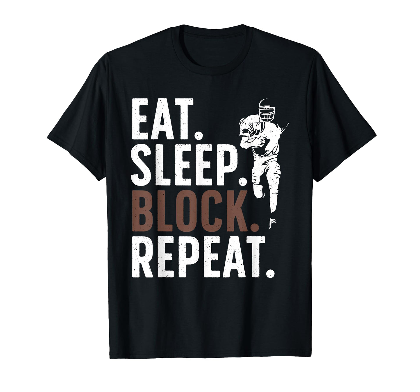 Lineman Art For Men Women Football Player Offensive Lineman T-Shirt