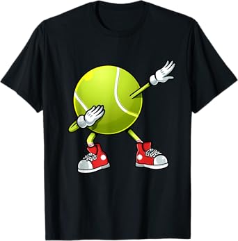 Funny Tennis Dab Ball Player Racket Sports Fan Dabbing T-Shirt
