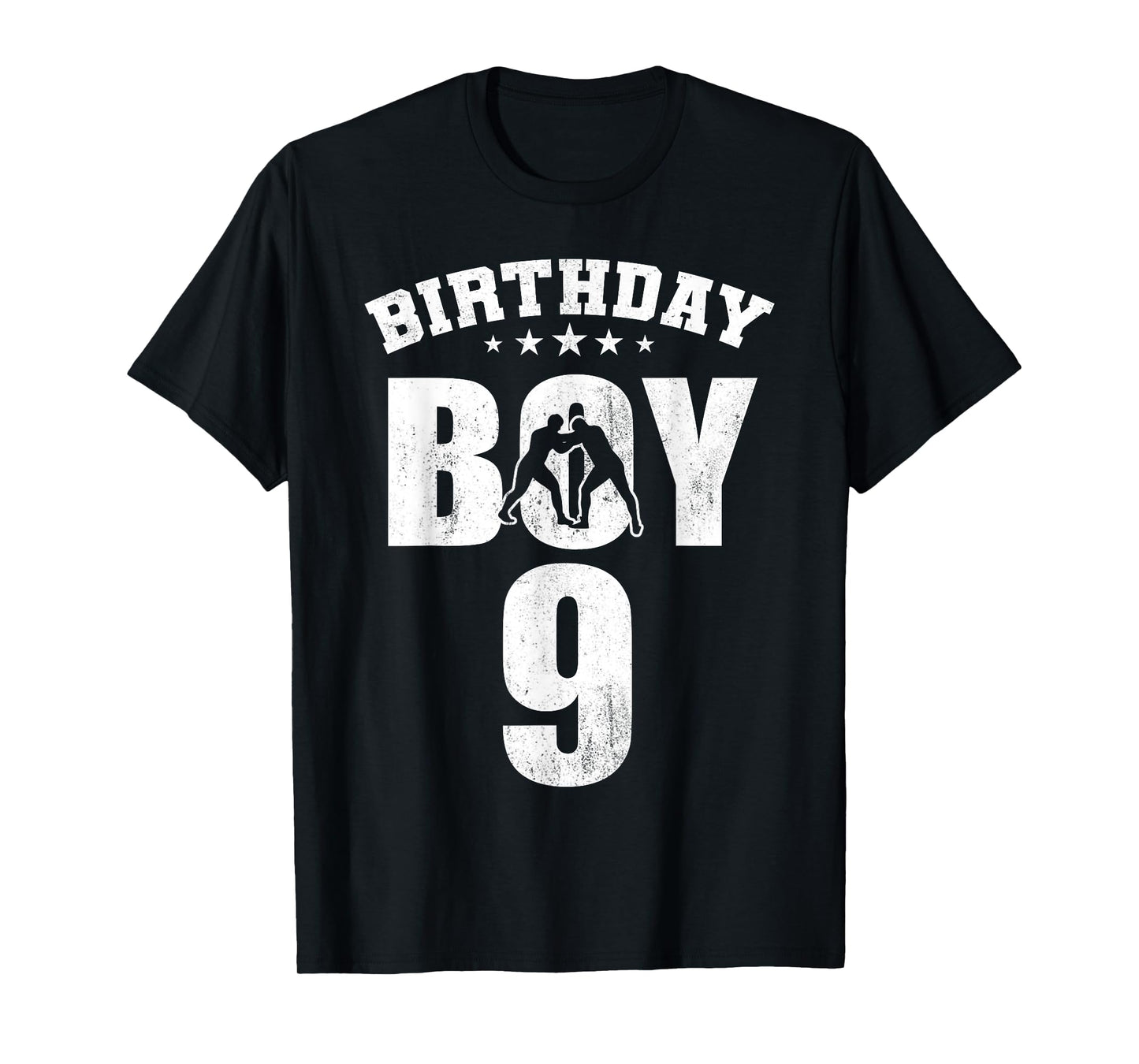 9th Birthday For Boys Wrestling Birthday Boy Wrestling 9 T-Shirt