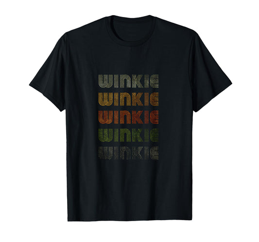 Love Heart Winkie Tee Grunge Vintage Style Black Winkie T-Shirt