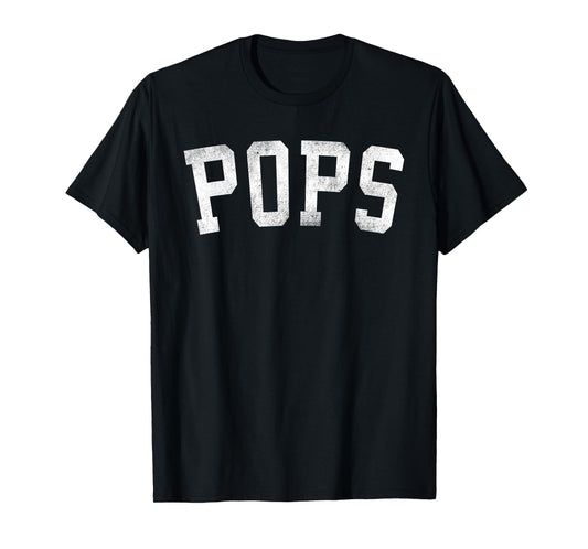 Pops - Classic Bold Font Father's Day Pops T-Shirt