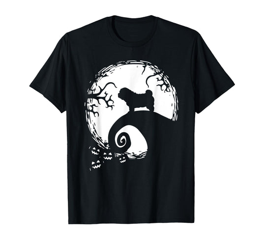 Shar Pei Moon Halloween T-Shirt