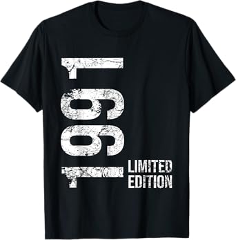 34th Birthday 34 Years Old Man Woman Vintage 1991 T-Shirt