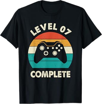 7th Wedding Anniversary For Couples Level 7 Complete T-Shirt