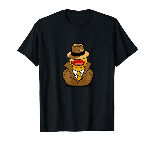 Funny Trenchcoat Duck T-Shirt