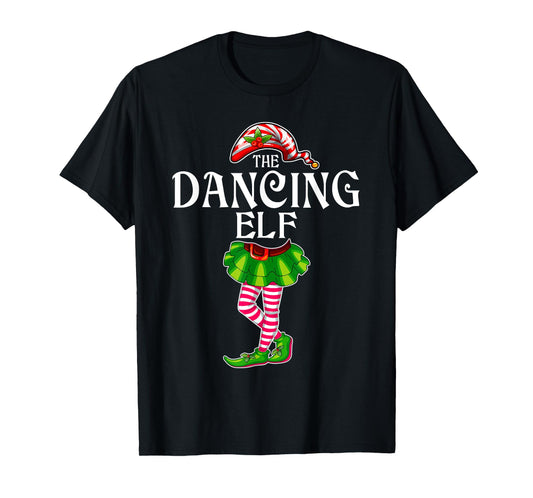 The Dancing Elf Christmas Matching Family Group T-Shirt
