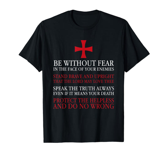 Crusader Knight Knights Templar Cod Ren Faire T-Shirt