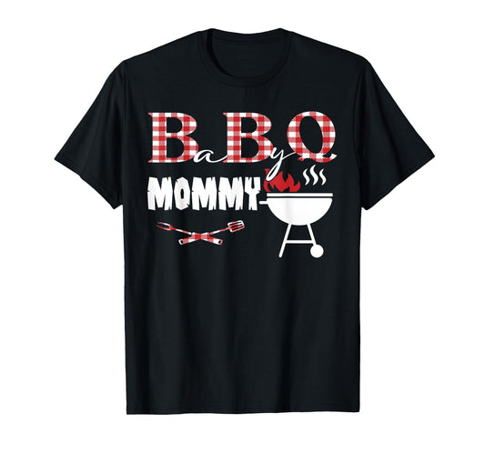 Baby BBQ Mommy Shower Birthday Party Family Matching T-Shirt