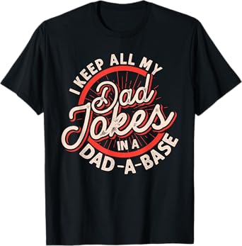 Programmer Dad Nerdy Father Database Geeky Dad Jokes T-Shirt