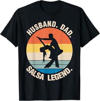 Husband Dad Salsa Dancer Dancing Teacher Dance Graphic T-Shirt