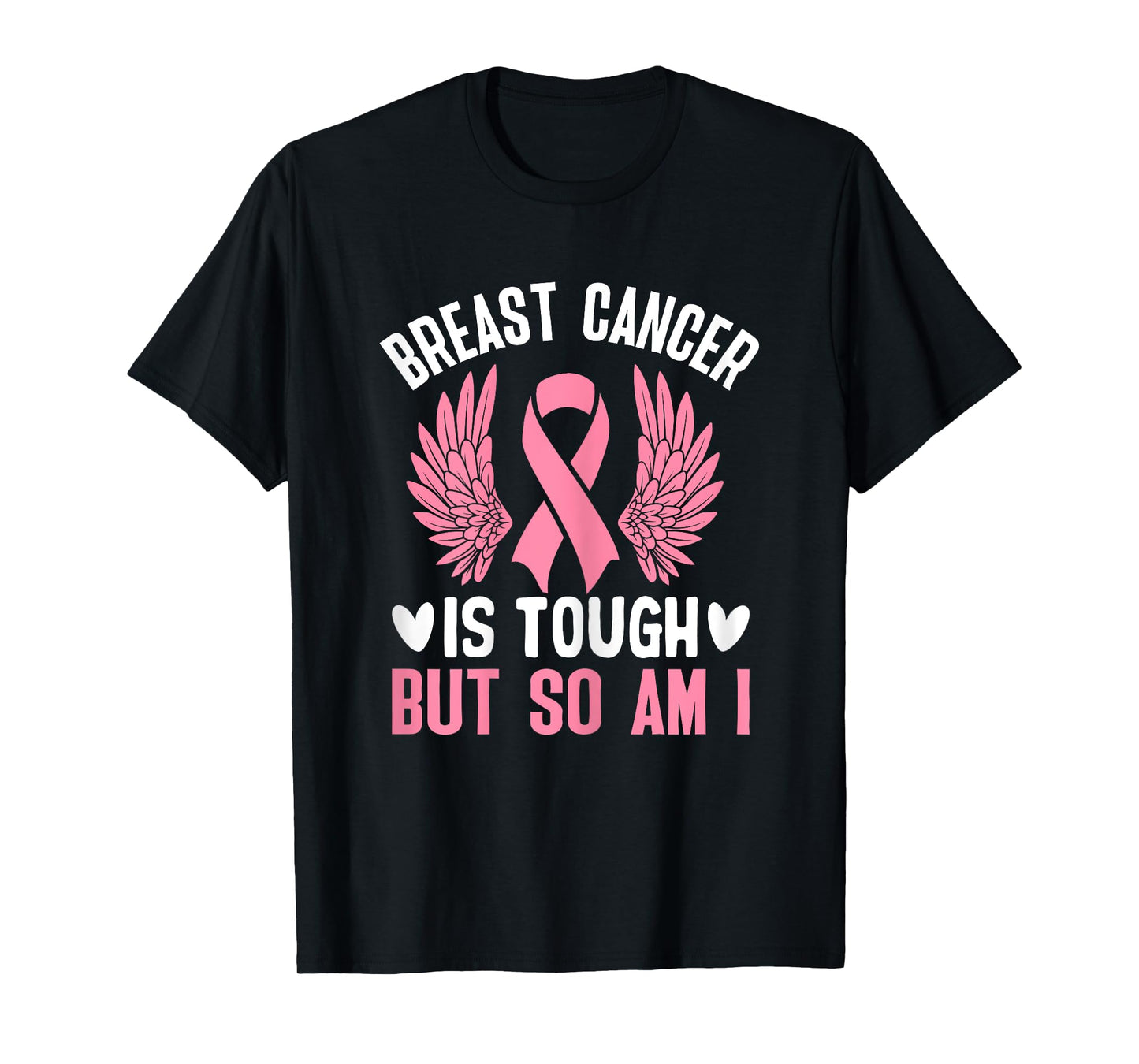 Womens Pink Ribbon Breast Cancer Awareness Breast Cancer Survivor T-Shirt