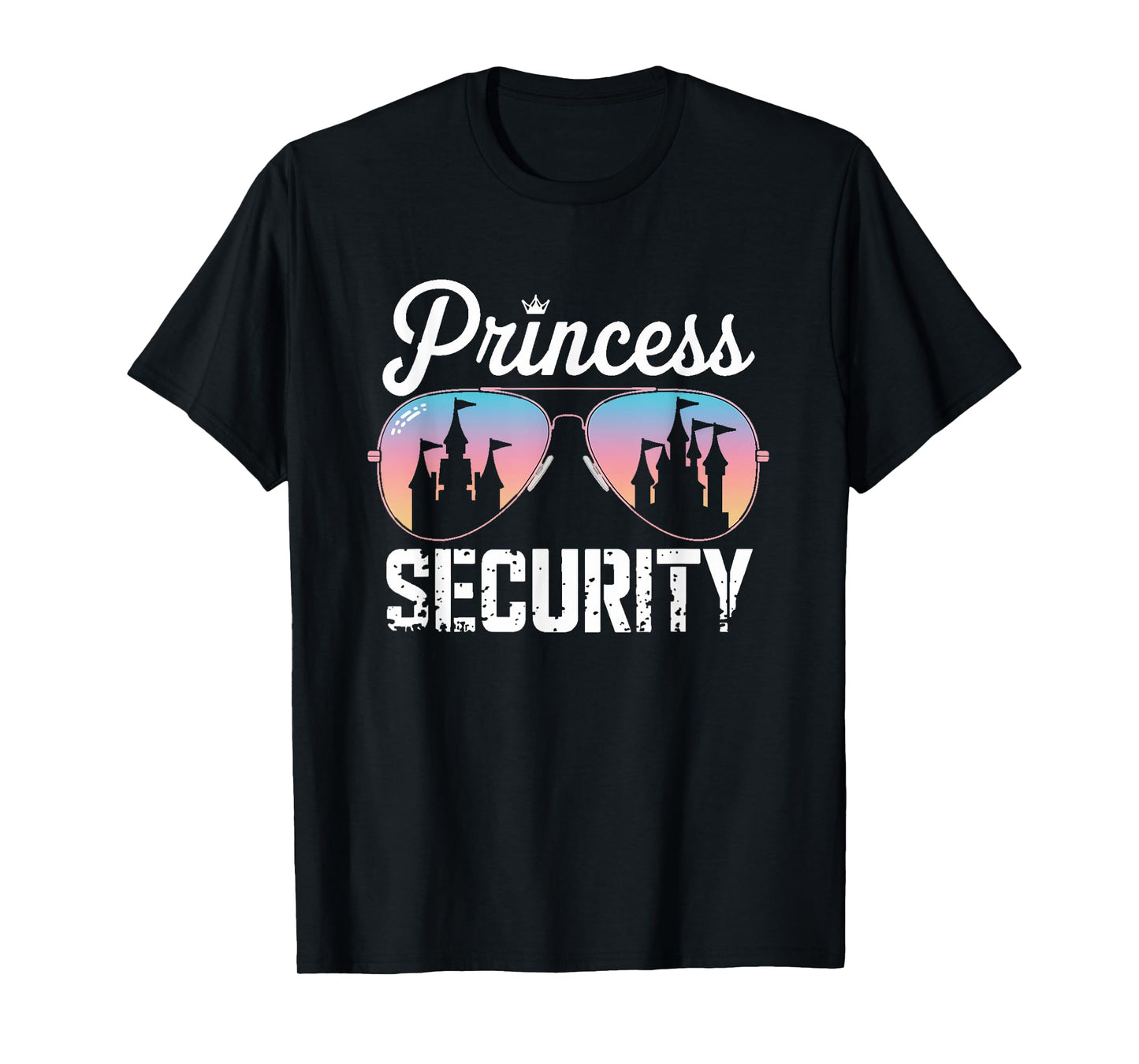 Retro Princess Security Protection Castle Men Women & Boys T-Shirt