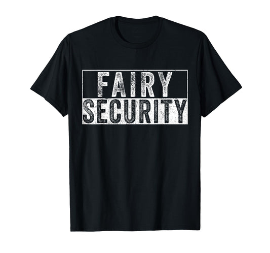 Cool Halloween Costume Vintage Fairy Security T-Shirt