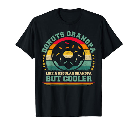 Donuts Grandpa Like A Regular Grandpa Father's Day T-Shirt