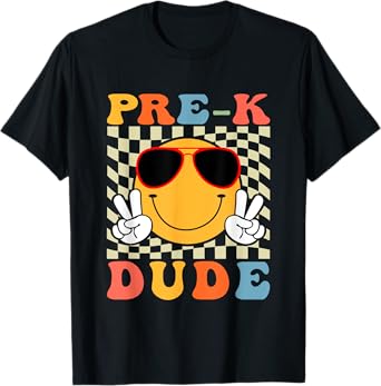 1st Day First Day of Pre-k Dude Back To School Pre-k Boys T-Shirt
