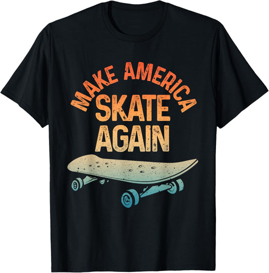Cool Skateboard Art For Men Women Skateboarding Skateboarder T-Shirt