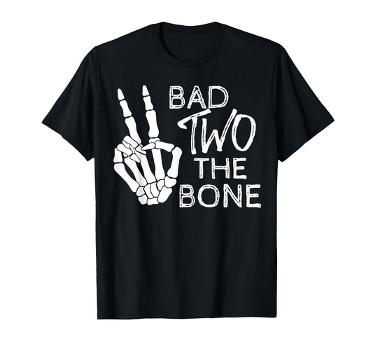 Bad Two the Bone Birthday 2 Years Old Birthday T-Shirt