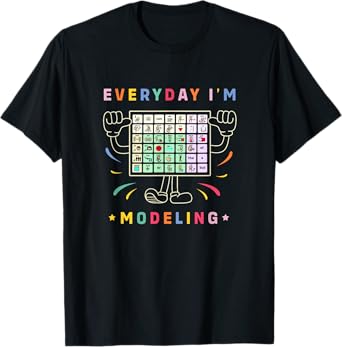 AAC Awareness Month Gifts AAC Speech Therapy Cute AAC Communication AAC Symbols Everyday I'm Modelling T-Shirt
