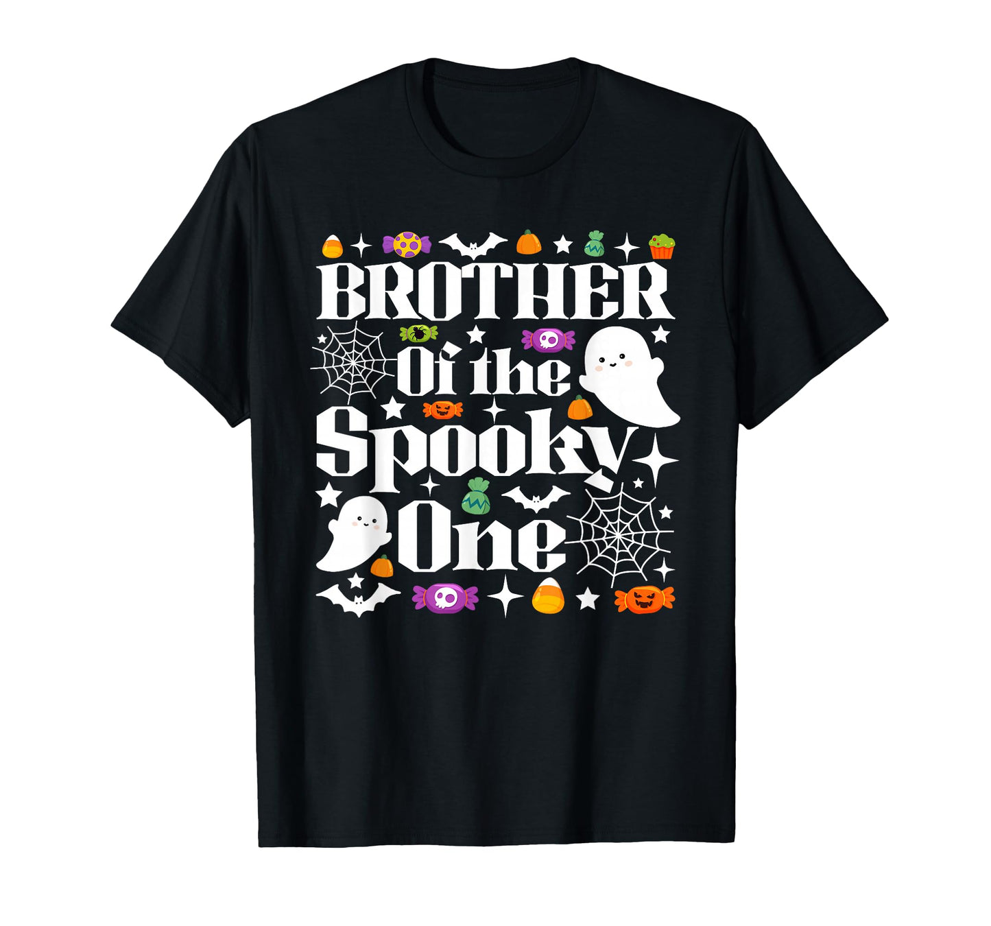 Brother of The Spooky One Halloween First Birthday Boy T-Shirt
