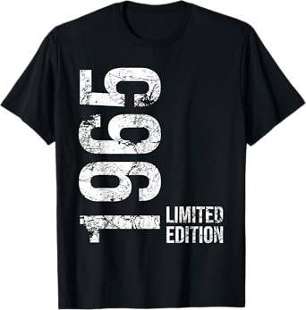 60th Birthday 60 Years Old Man Woman Vintage 1965 T-Shirt