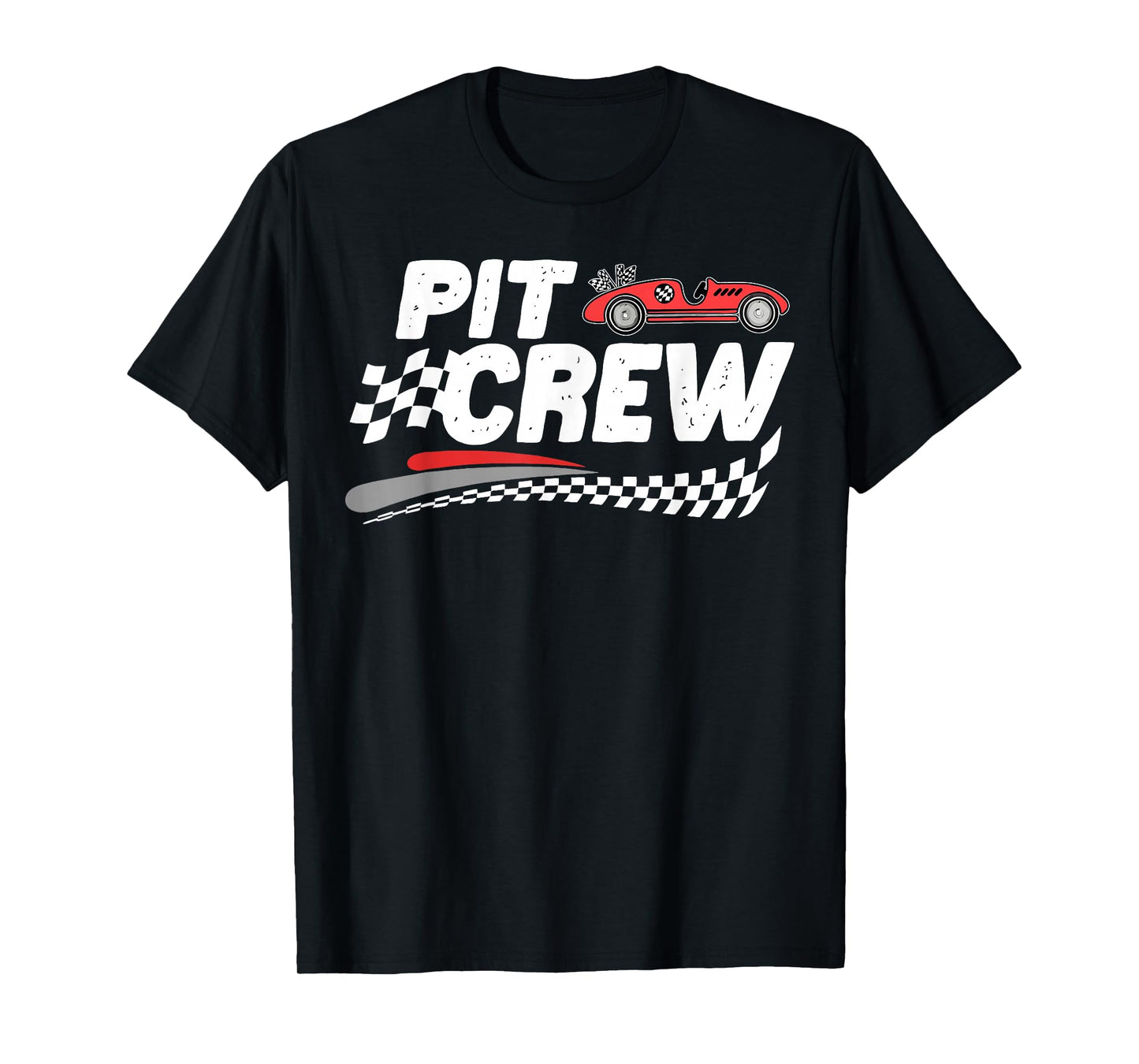 Pit Crew Family Racing Birthday Race Car Boys Youth Kids T-Shirt