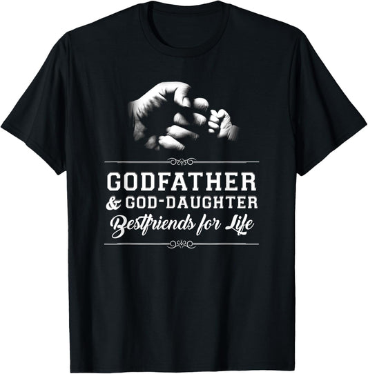 Godfather God-Daughter Friends Fist Bump TShirt Family Cool T-Shirt