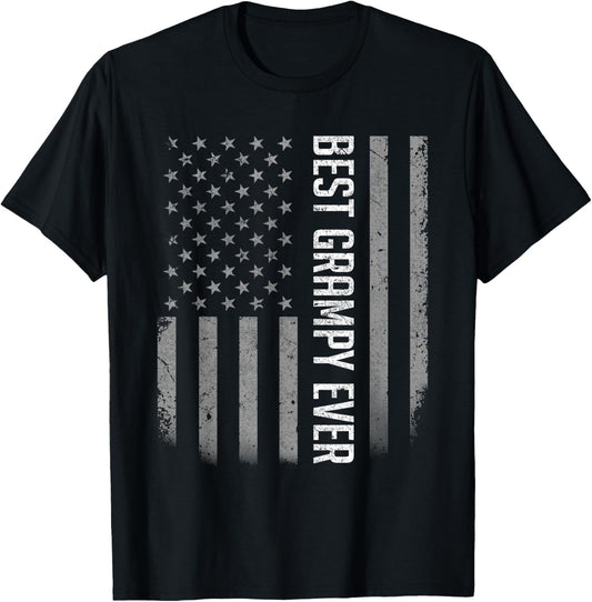 Best Grampy Ever American Flag Shirt Gifts For Father's day T-Shirt