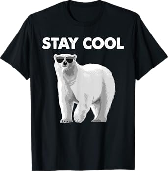 Cool Polar Bear Design For Men Women Kids Polar Bear Lover T-Shirt