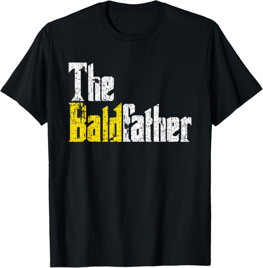 The Baldfather Funny Birthday for Bald Men T-Shirt